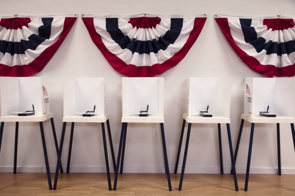 Polling station
Voting booths