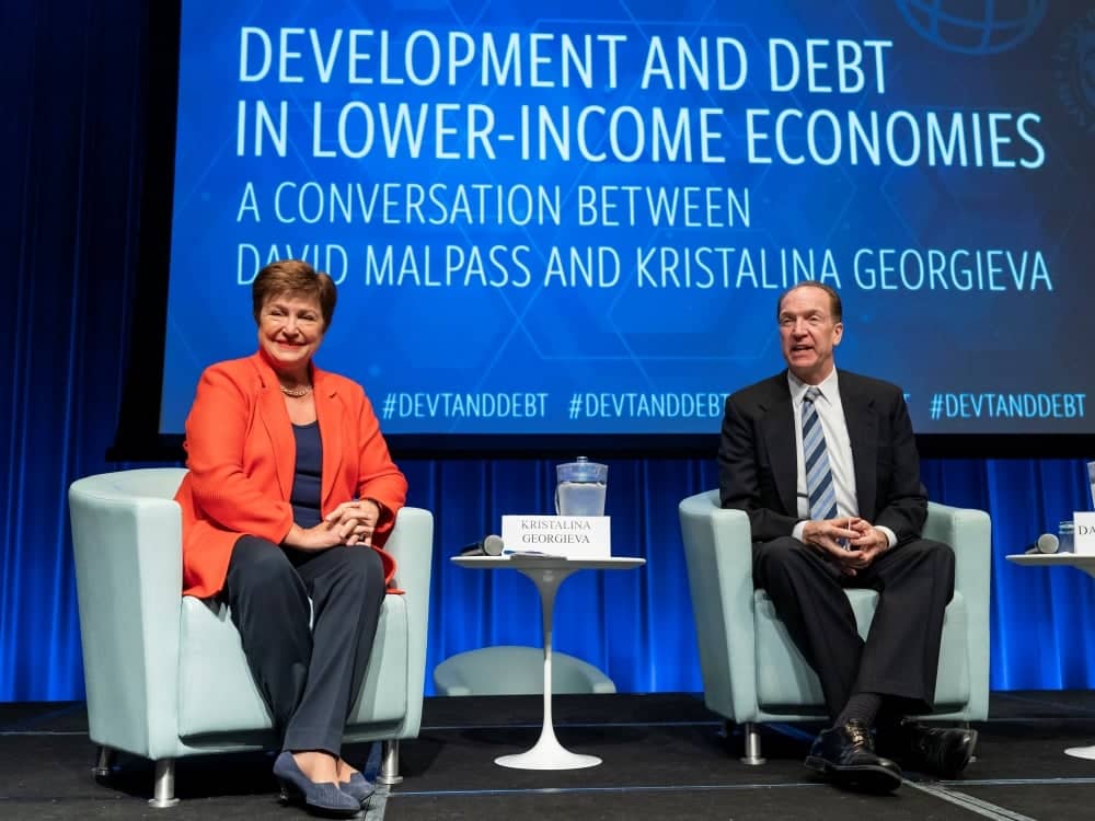 MD Kristalina Georgieva's conversation with World Bank's David Malpass