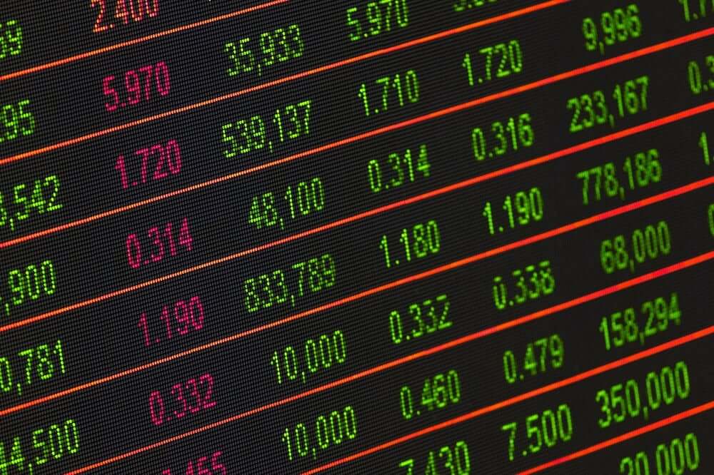 stock ticker prices